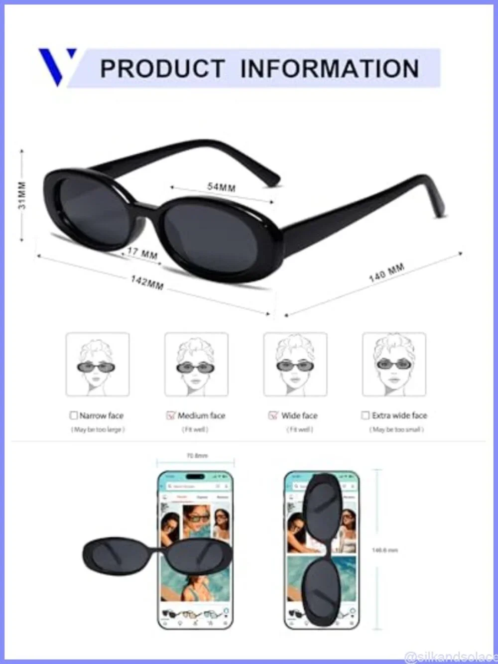Polarized Retro Oval Sunglasses Small 90s UV400 Unisex
